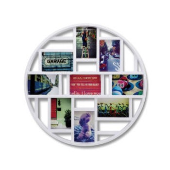 Панно для фотографий luna белое, L 58 см, W 4,5 см, H 58 см, Umbra