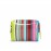 Косметичка colour stripes малая, L 7,5 см, W 13 см, H 17 см, Remember