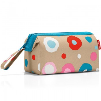 Косметичка travelcosmetic funky dots 1, L 26 см, W 13,5 см, H 18 см, Reisenthel
