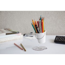 Органайзер для рабочего стола desk bucket белый, Peleg Design
