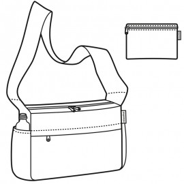 Сумка складная mini maxi citybag hopi, L 38 см, W 12 см, H 24 см, Reisenthel