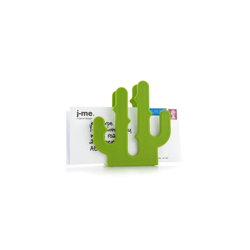 Держатель для салфеток и писем cactus зеленый, L 15,2 см, W 6 см, H 16,6 см, Suck Up