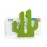 Держатель для салфеток и писем cactus зеленый, L 15,2 см, W 6 см, H 16,6 см, Suck Up