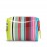 Косметичка colour stripes большая, L 10 см, W 16 см, H 23 см, Remember