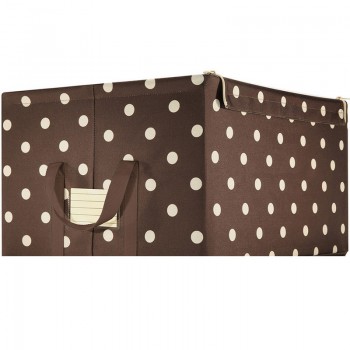 Коробка для хранения storagebox l mocha dots, L 50,5 см, W 40 см, H 28,5 см, Reisenthel