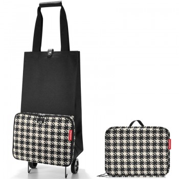 Сумка на колесиках foldabletrolley fifties black, L 29 см, W 27 см, H 66 см, Reisenthel