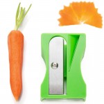 Пилер для овощей karoto зеленый, H 7,8 см, L 5,5 см, W 4 см, пластик ABS, сталь, Monkey Business