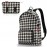 Рюкзак складной mini maxi fifties black, L 30 см, W 11 см, H 45 см, Reisenthel