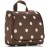 Сумка-органайзер toiletbag mocha dots, L 23 см, W 10 см, H 20 см, Reisenthel