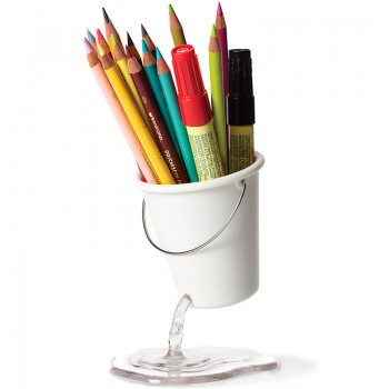Органайзер для рабочего стола desk bucket белый, Peleg Design