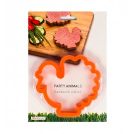 Форма для бутербродов Party animals индейка, Peleg Design