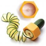 Овощерезка cucumbo желтая, H 7 см, L 8 см, W 4 см, пластик ABS, Monkey Business