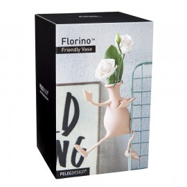 Ваза для цветов с гибкими руками Florino, цвет персиковый, силикон, Peleg Design