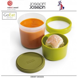 Ланч-бокс GoEat для супа компактный, зелёный, Joseph Joseph