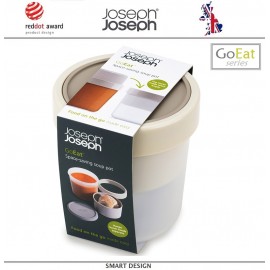 Ланч-бокс GoEat для супа компактный, серый, Joseph Joseph