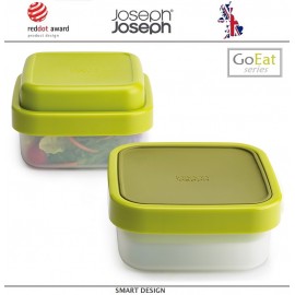 Ланч-бокс GoEat для салатов компактный, зелёный, Joseph Joseph