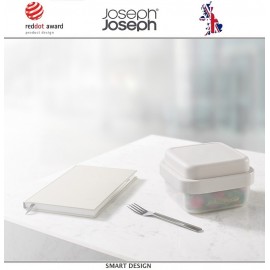 Ланч-бокс GoEat для салатов компактный, серый, Joseph Joseph