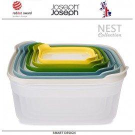 Контейнеры NEST 6 для пищевых продуктов, 6 штук, цвет опал, Joseph Joseph