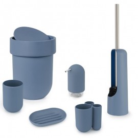 Ёршик туалетный touch дымчато-синий, L 9 см, W 44 см, H 9 см, Umbra