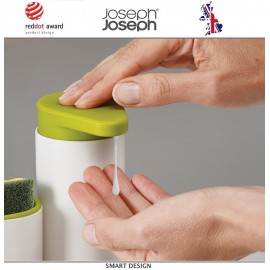 Органайзер SinkBase для раковины с дозатором для мыла, белый, Joseph Joseph