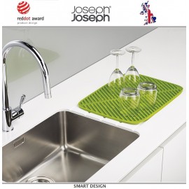 Малый коврик Flume для сушки посуды, серый, 31 x 31 см, Joseph Joseph