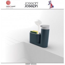Органайзер SinkBase для раковины с дозатором для мыла, серый, Joseph Joseph