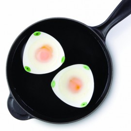 Формы для варки яйца без скорлупы 2 шт. прозрачные, L 9 см, W 9 см, H 6,5 см, Fusionbrands