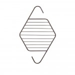 Органайзер для галстуков и ремней pendant титан, L 0,6 см, W 40,6 см, H 25,8 см, Umbra