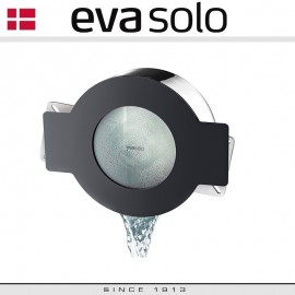 Кастрюля с откидной крышкой-фильтром, 5 л, черная, индукционное дно, сталь 18/10, серия Gravity, Eva Solo