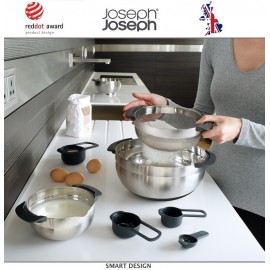 Набор кухонных мисок Nest Collection 100, 9 предметов, сталь нержавеющая, Joseph Joseph