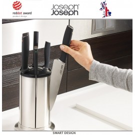 Набор кухонных ножей Elevate New на подставке Carousel 100, 7 предметов, Joseph Joseph