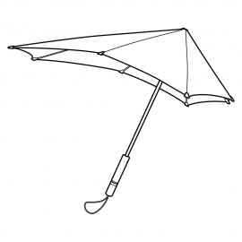 Зонт-трость senz° original cotu blue, L 90 см, W 87 см, H 79 см, SENZ