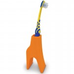 Держатель для детской зубной щетки Giraffe, оранжевый, силикон, J-me