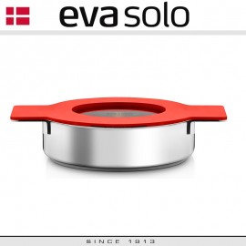 Сотейник с крышкой-фильтром gravity 24 см красный, Eva Solo