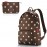 Рюкзак складной mini maxi mocha dots, L 30 см, W 11 см, H 45 см, Reisenthel
