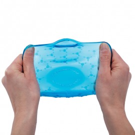 Упаковка для продуктов coverblubber большая голубая, L 10,2 см, W 10,2 см, H 6 см, Fusionbrands, Тайвань