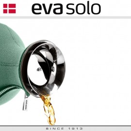 Заварочный чайник стеклянный со стальным пресс-фильтром Tea Maker, 1 л, фисташковый чехол, Eva Solo