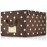 Коробка для хранения storagebox m mocha dots, L 40 см, W 31 см, H 23 см, Reisenthel