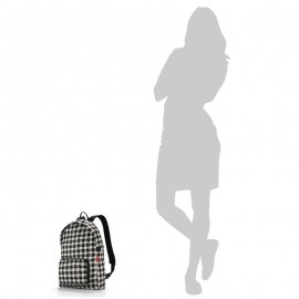Рюкзак складной mini maxi fifties black, L 30 см, W 11 см, H 45 см, Reisenthel