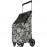 Сумка-тележка trolley fleur black, L 42,5 см, W 28 см, H 74 см, Reisenthel