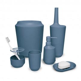 Корзина для мусора fiboo дымчато-синий, L 20,3 см, W 20,3 см, H 24,9 см, Umbra