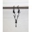 Кухонные крючки just hanging 3 шт черные, Monkey Business