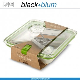 Box Appetit ланч-бокс двойной, белый-лайм, Black+Blum