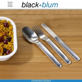 Cutlery Set набор безопасных столовых приборов в чехле, Black+Blum