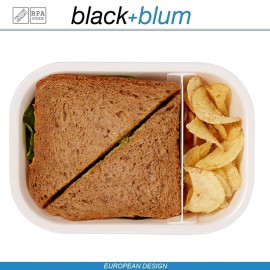 Lunch Box с разделителем прямоугольный малый, Black+Blum