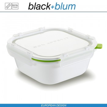Lunch Box с разделителем квадратный большой, Black+Blum