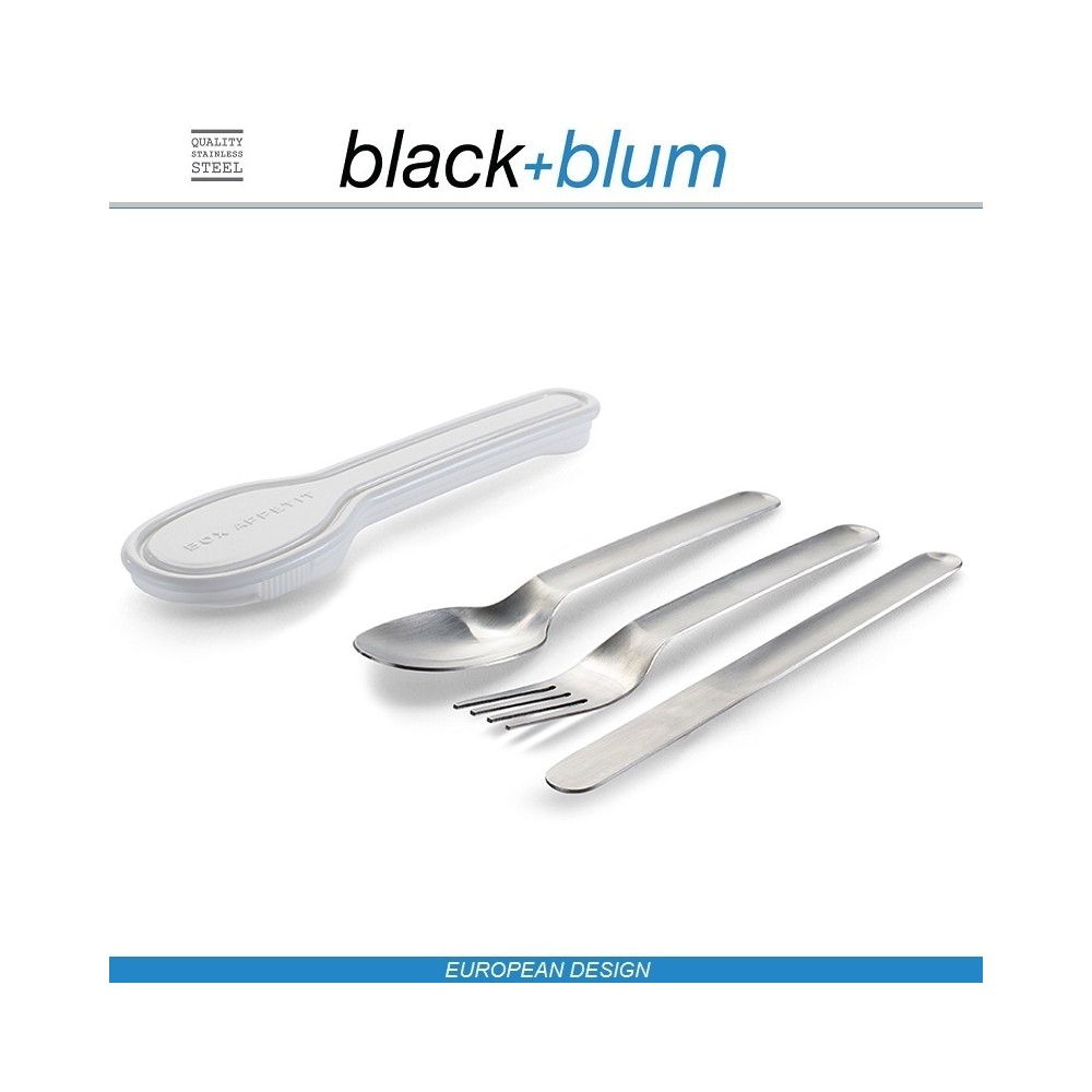 Cutlery Set набор безопасных столовых приборов в чехле, Black+Blum