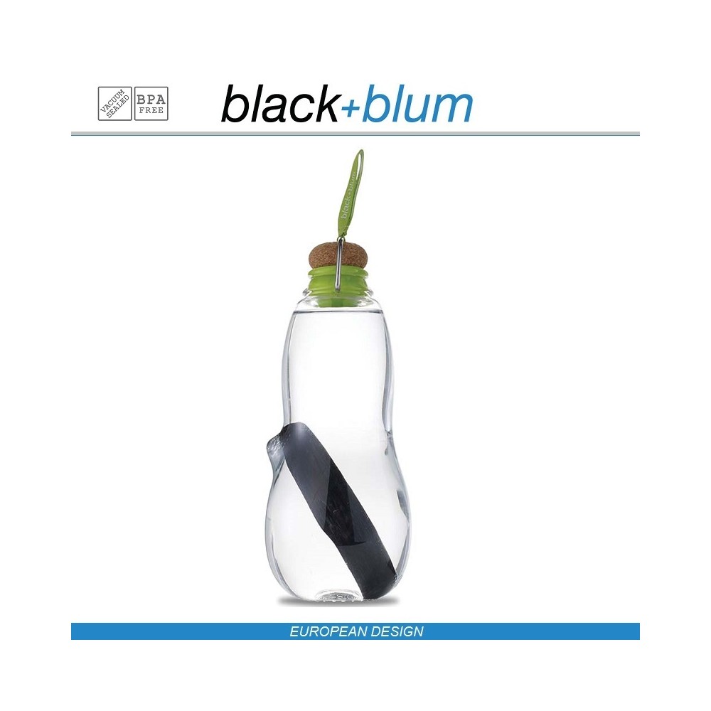 Eau Good эко-бутылка для воды с угольным фильтром, 800 мл, лайм, Black+Blum