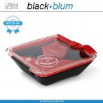 Box Appetit ланч-бокс двойной, черный-красный, Black+Blum