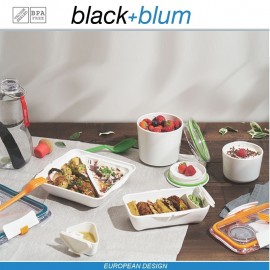 Bento Box Appetit ланч-бокс с разделителем, белый-оливковый, Black+Blum